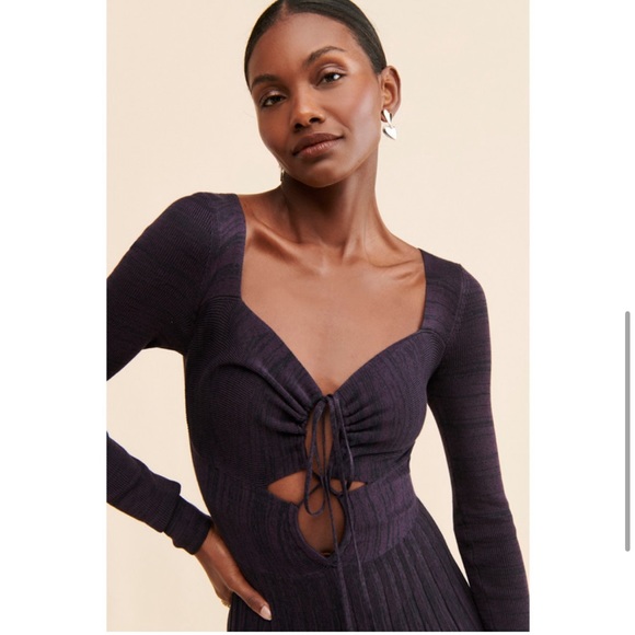 NWOT Free People Lady Luck Purple Jumpsuit - Picture 8 of 8